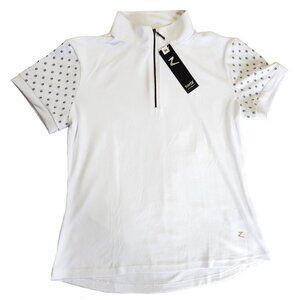 NEW HORZE Paige Short Sleeve Equestrian Show Shirt